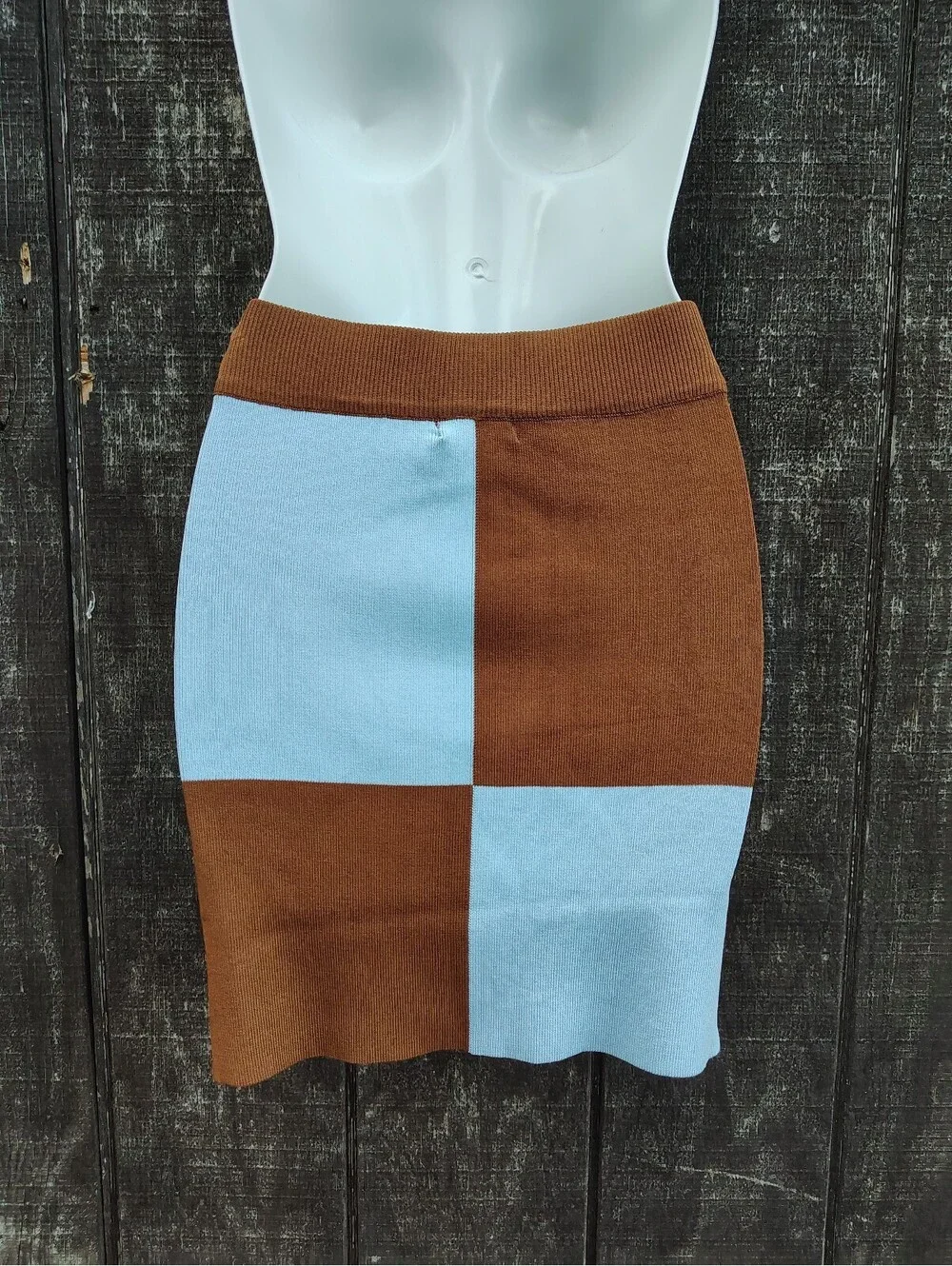 Oliviaceous Colorblock Skirt